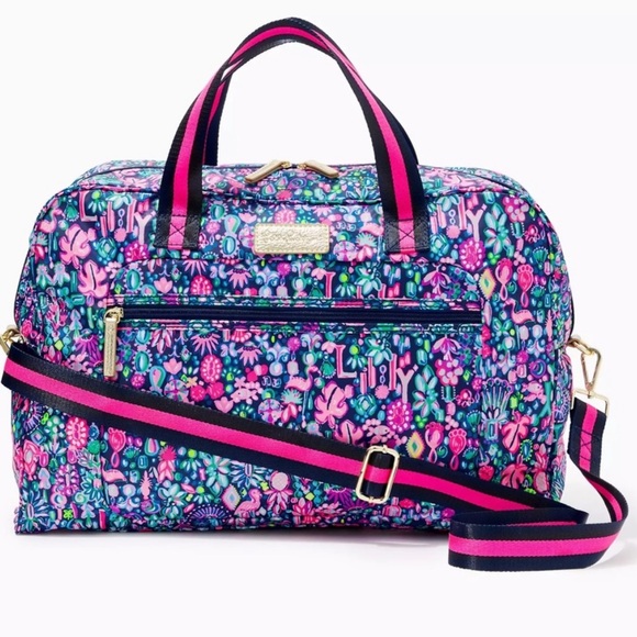 (Lilly Pulitzer) Gameday Bag-Pink/Purple Ombre main image 0
